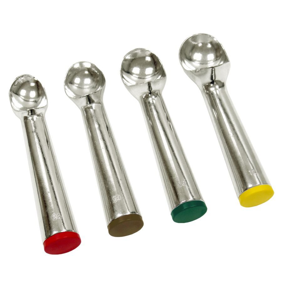 Stainless Steel Scoops - 16, 32, or 64 Oz Commercial Scoops